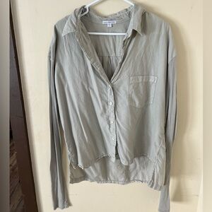 James Perse Cotton Blouse Size 3